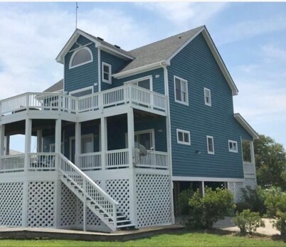 OBX: Pirate's Cove/Waterfront 55ft Dock/Beach/Community Pool&Hottub/Marina/Fish