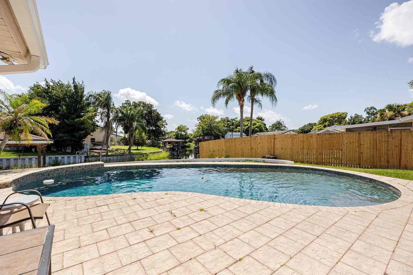 Private Pool with Canal View