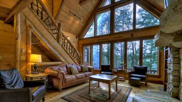 TV, fireplace, DVD player