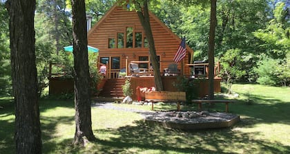 Log Cabin on Garfield Lake near Walker MN