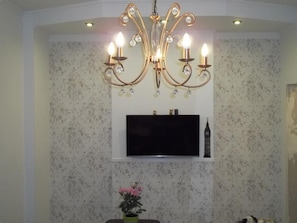 Departamento (London) | Área de sala de estar | Televisión de pantalla plana