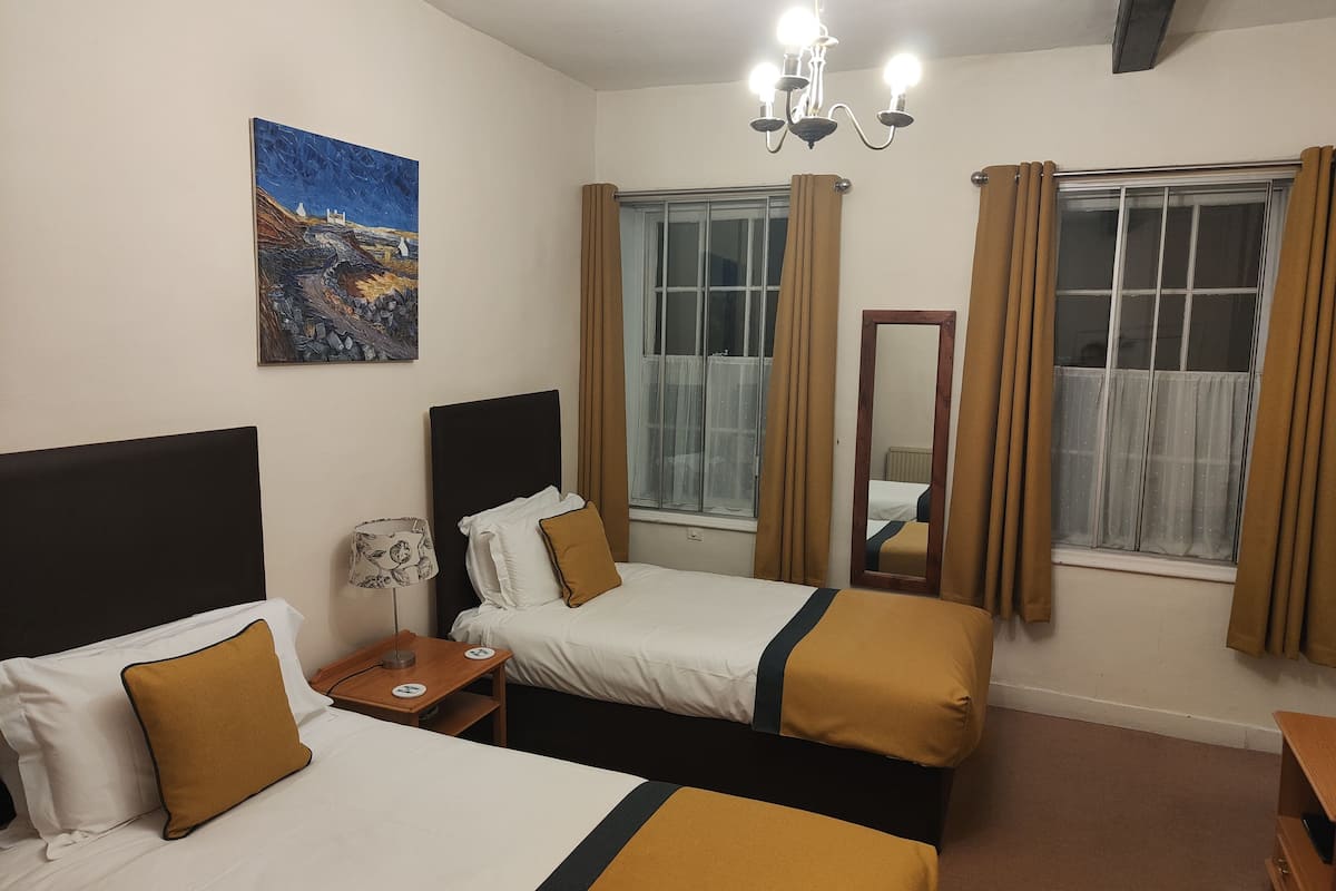 twin room | desk, blackout curtains, iron/ironing board, free wifi