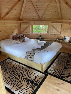 Egyptian cotton sheets, premium bedding, memory-foam beds, minibar