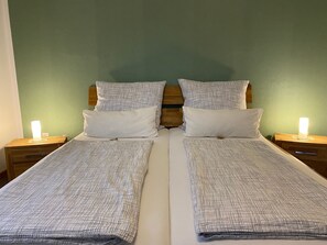 2 bedrooms, iron/ironing board, travel crib, WiFi