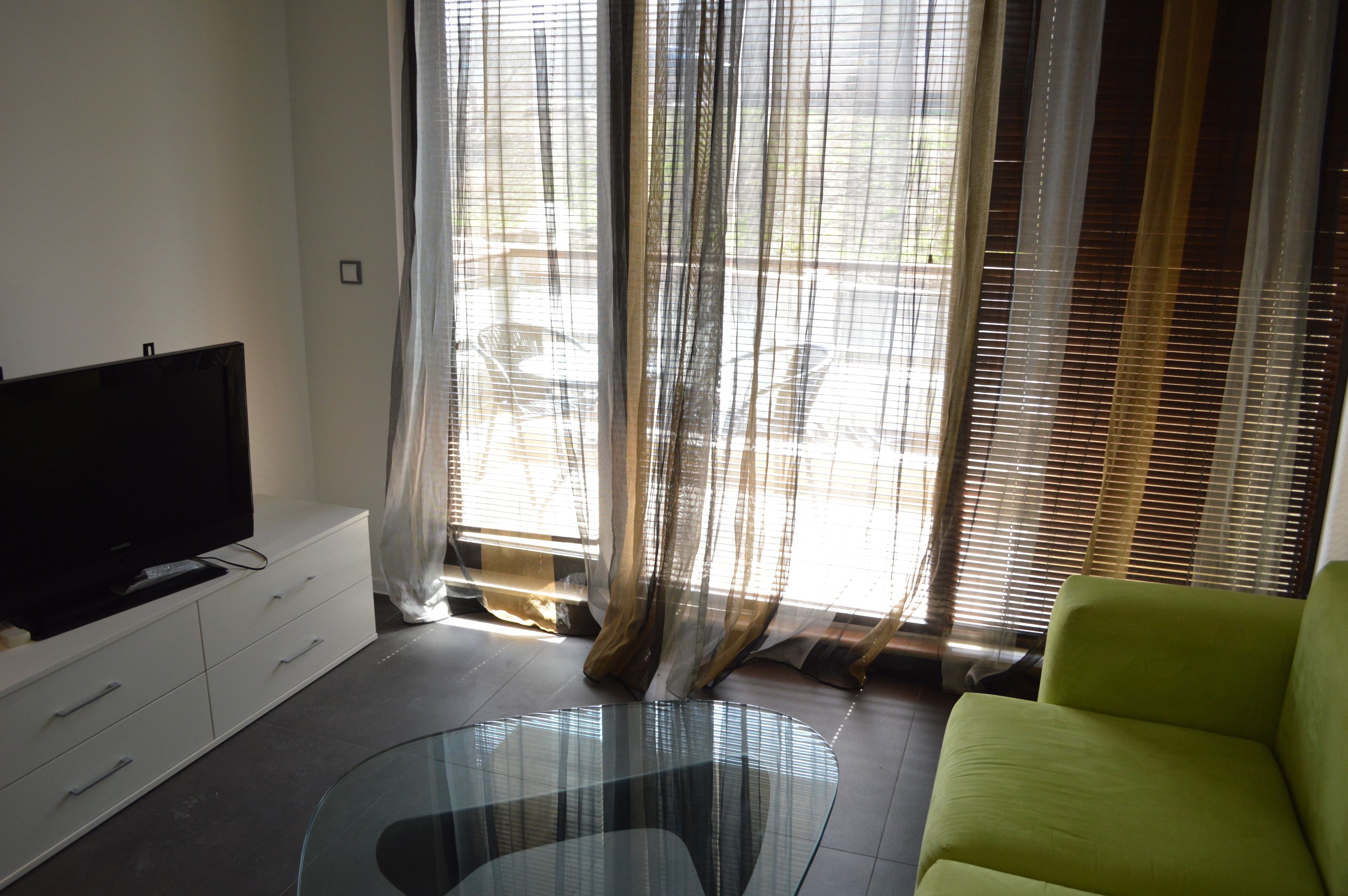 Apartment, Balcony | Living room | Flat-screen TV
