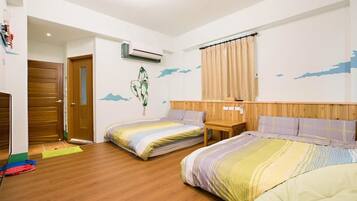 Comfort Quadruple Room, 1 Bedroom | Bathroom | Shower, rainfall showerhead, free toiletries, hair dryer