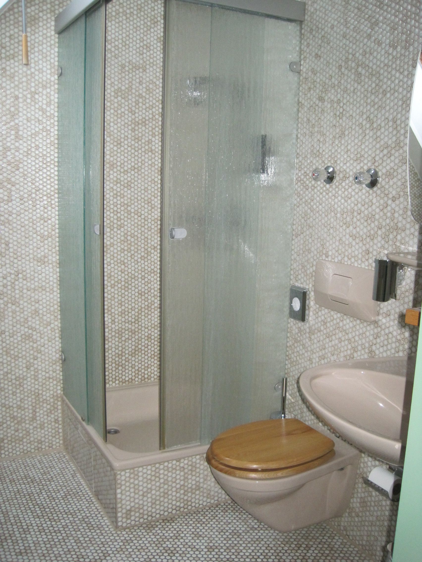 triple room | bathroom | shower, free toiletries, hair dryer, towels