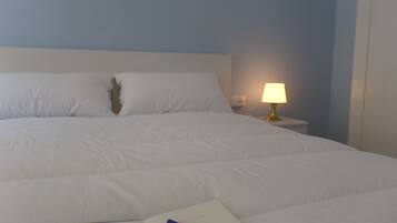1 bedroom, desk, laptop workspace, iron/ironing board