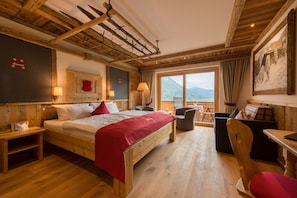 Habitación doble, balcón (DZ Sued "Almblick") | Vistas a la montaña
