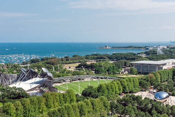 View from property looking out at Arlo Chicago