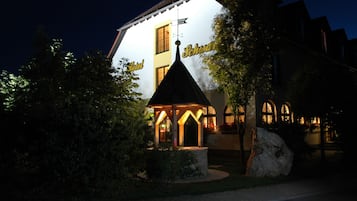 Front of property - evening/night