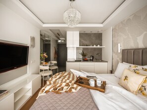 City Studio, 1 Bedroom, Kitchenette | Living area