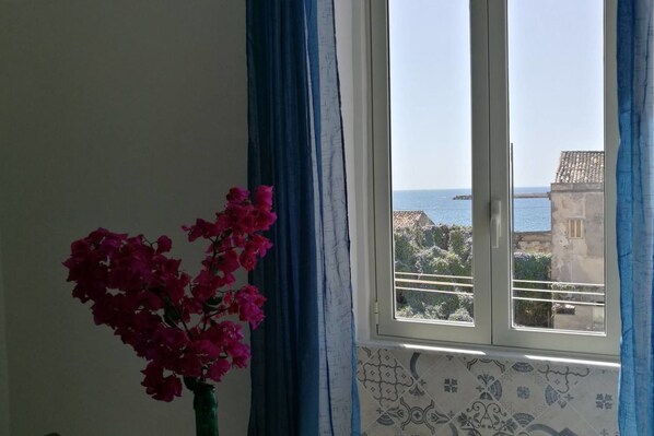 Apartment, 1 Schlafzimmer, Meerblick | Ausblick vom Zimmer