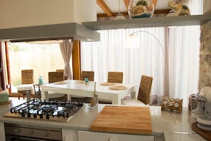 Appartamento, 3 camere da letto, 2 bagni | Cucina privata | Frigorifero con congelatore, seggiolone, pentole/stoviglie/utensili