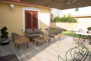 Apartment, 3 Schlafzimmer, 2 Bäder | Terrasse/Patio