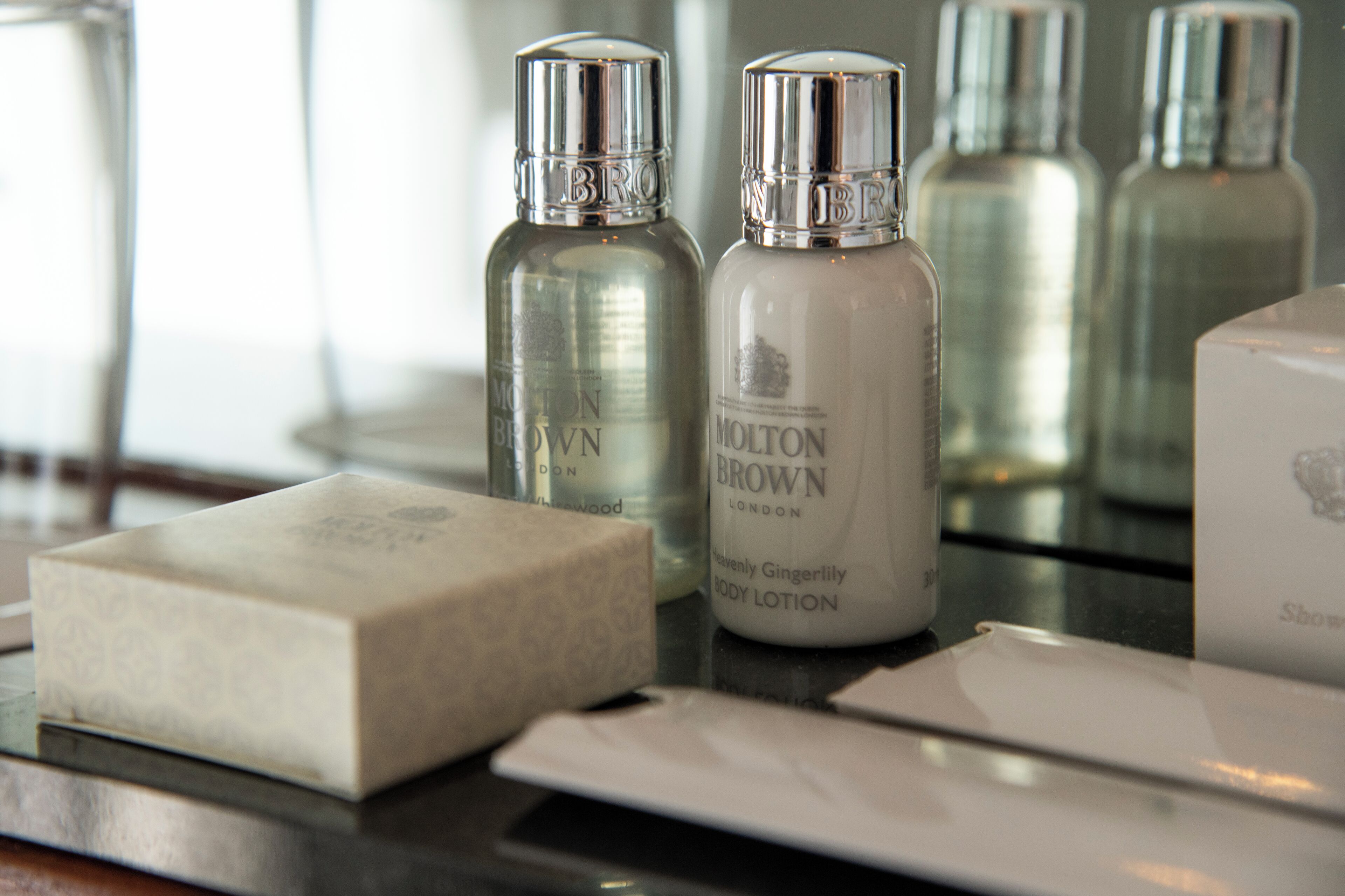 separate bathtub and shower, free toiletries, hair dryer, bathrobes