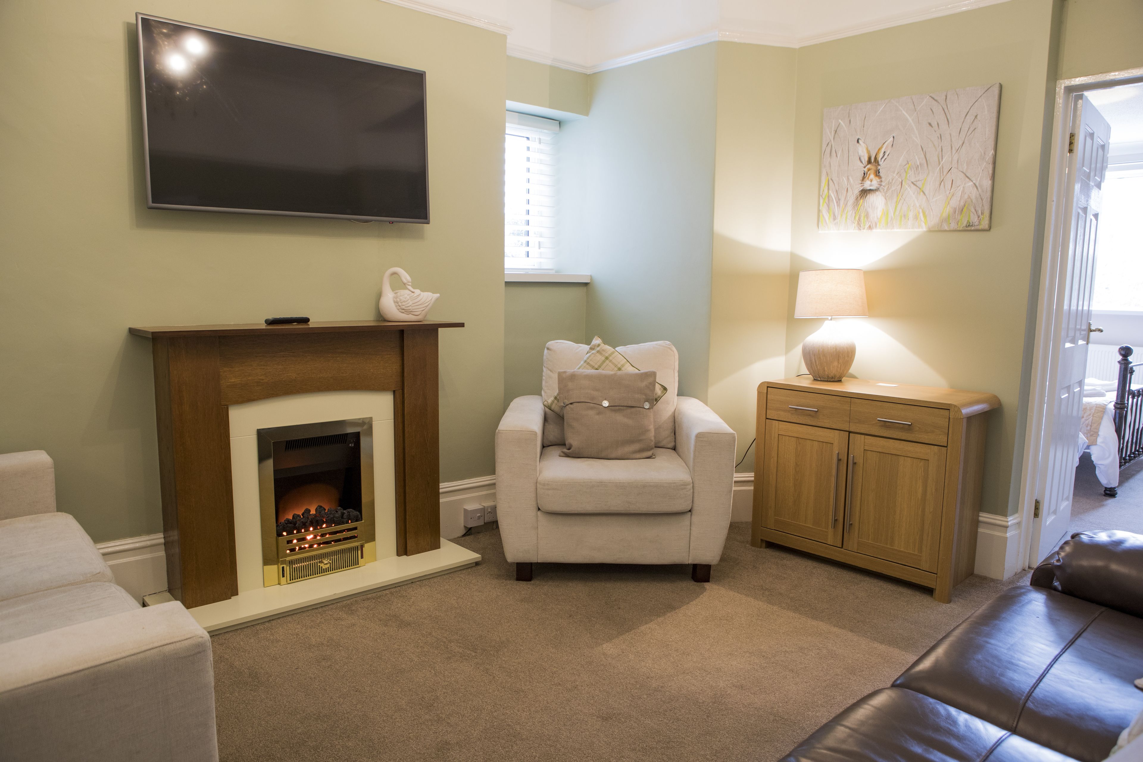 Familien-Suite | Wohnzimmer | Smart-TV