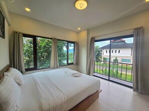 Three Bedrooms Villa (No.5) | In-room safe, individually decorated, desk, iron/ironing board
