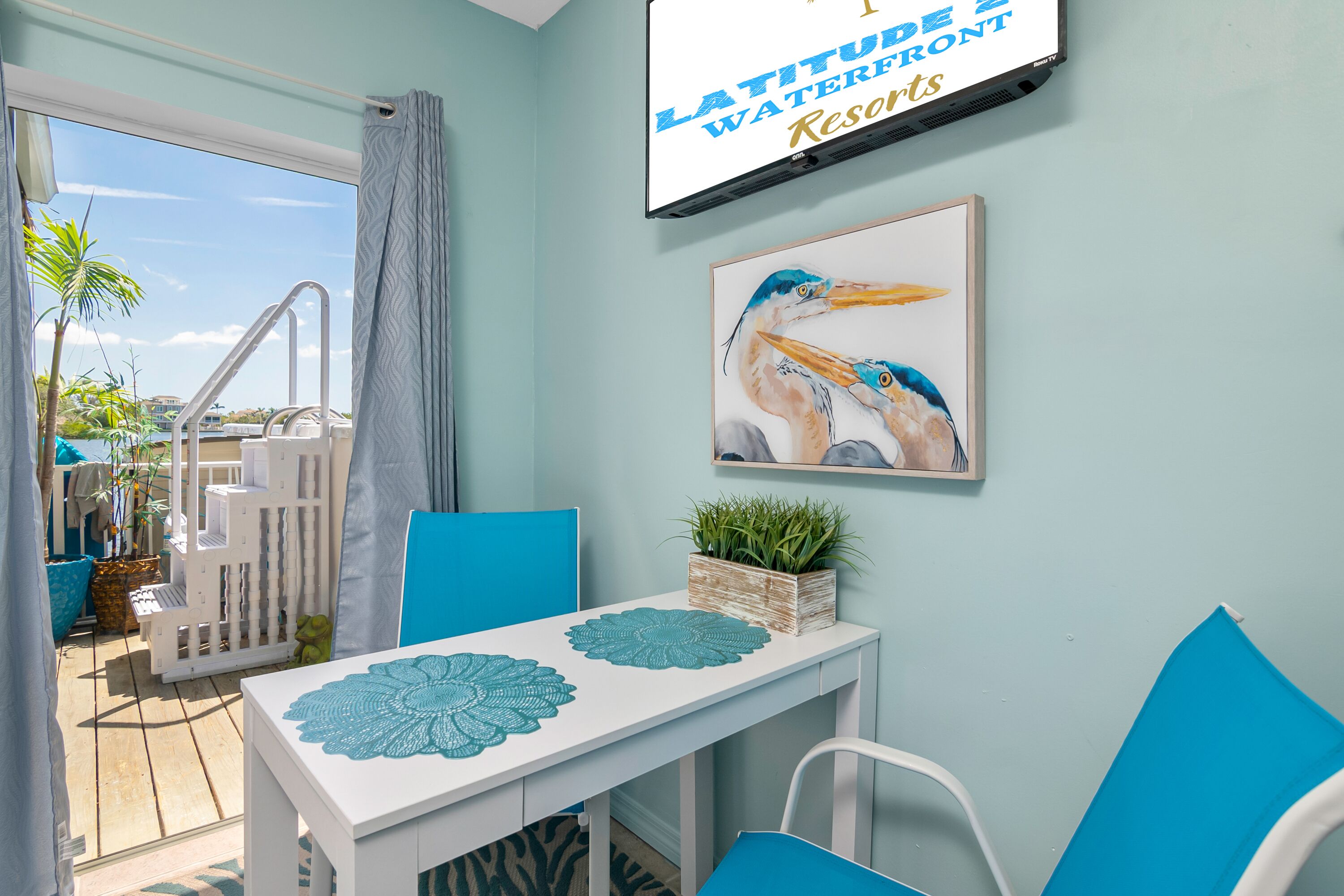 deluxe king studio waterfront | 1 bedroom, premium bedding, pillow-top beds, blackout curtains