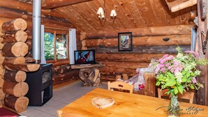 TV og peis