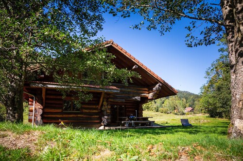 Beau Chalet rondins 130 m² à La Bresse, wifi, tout équipé, proche domaine skiable