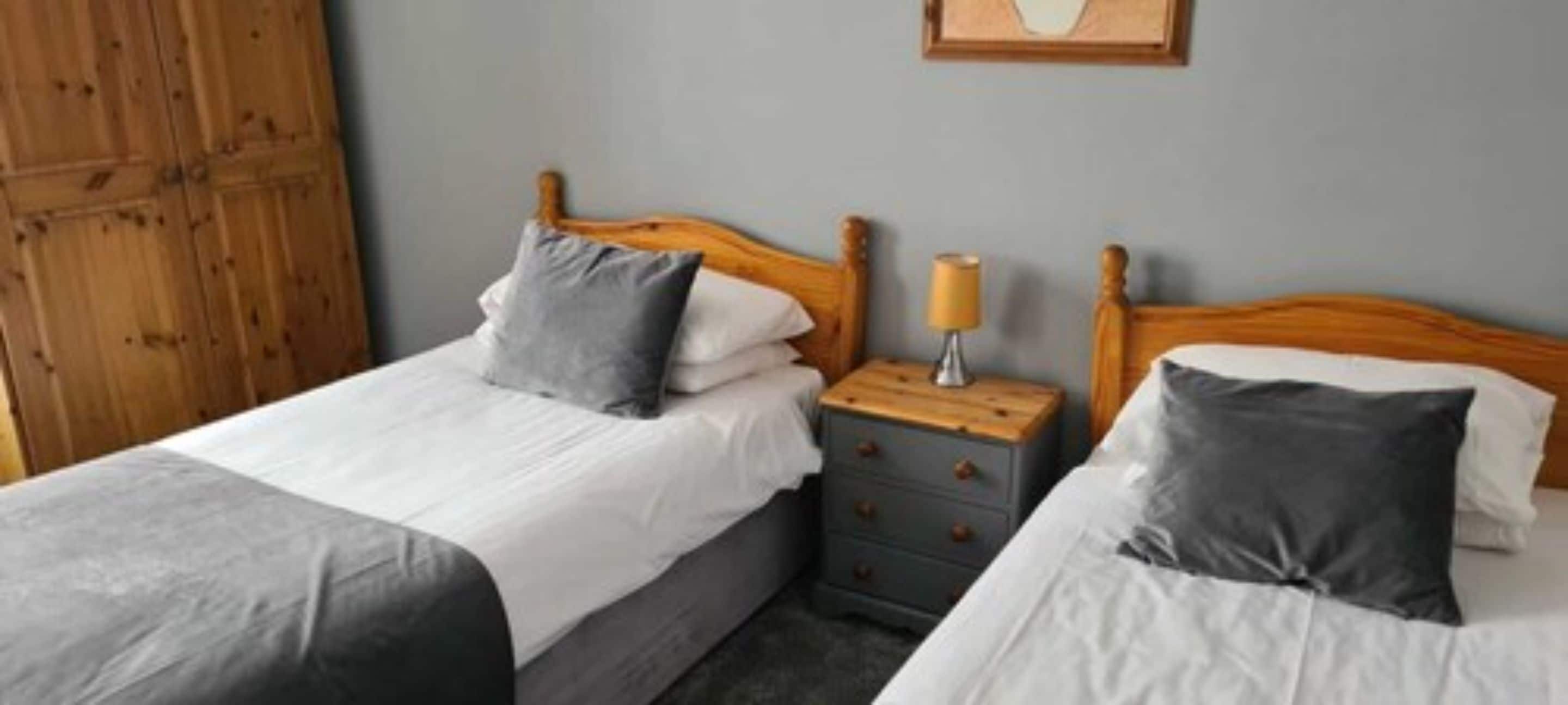 双床房, 2 张单人床, 无烟房 | 办公桌、熨斗/熨板、免费 WiFi、床单