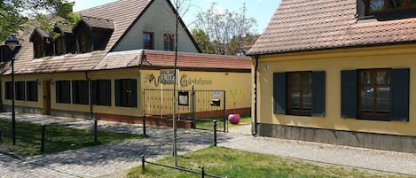 Front of property - evening/night