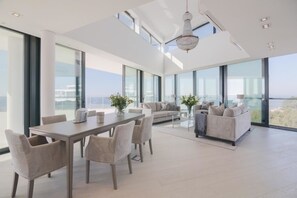 Presidential Penthouse, Sea View | Living area