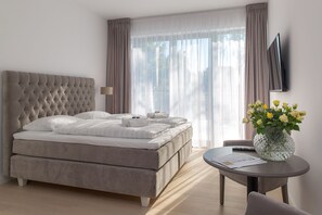 Luksus-studiolejlighed - byudsigt | Strygejern/strygebræt, gratis Wi-Fi, sengetøj