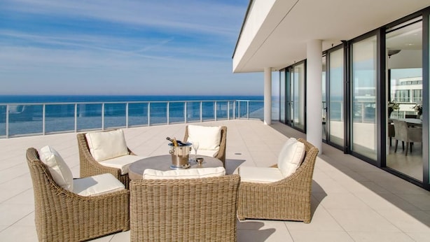 Loftsleilighet – president, sjøutsikt | Terrasse/patio