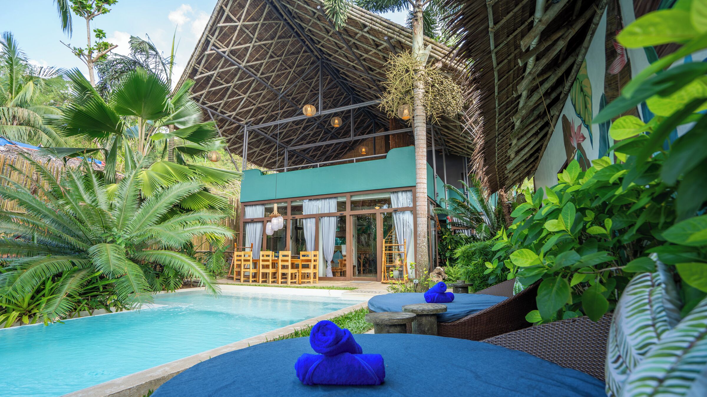 Deluxe Villa, 4 Bedrooms, Private Pool, Beachfront | Terrace/patio