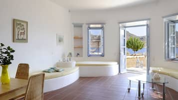 Apartment, 1 Bedroom, Sea View (Neda) | Living area