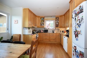 Apartment, 6 Bedrooms | Private kitchen | Fridge, microwave, coffee/tea maker - Solferie Holiday Home Margretes (Kristiansand)