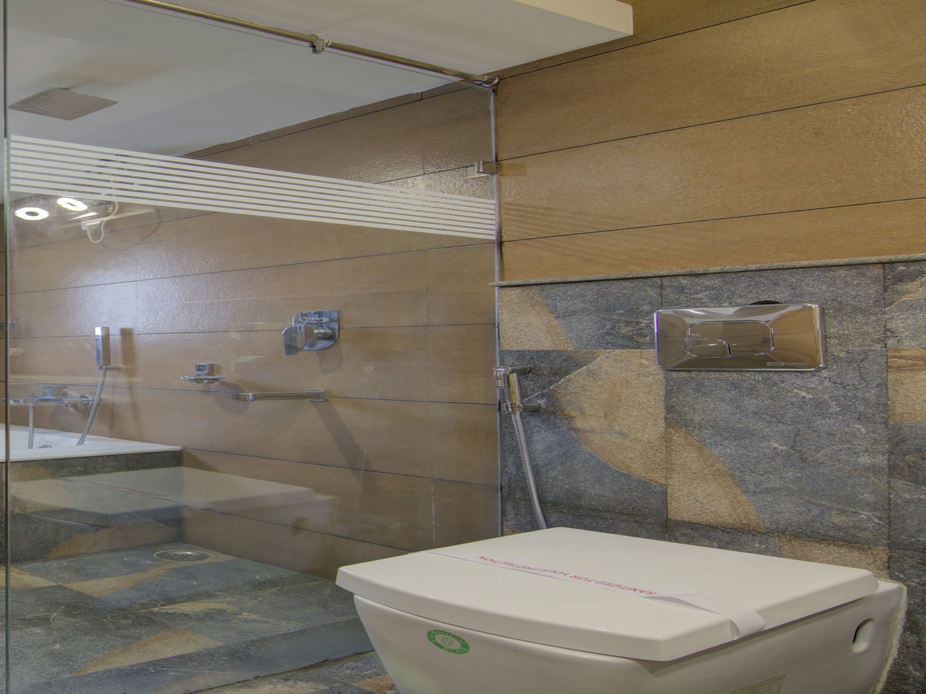 double or twin room | bathroom | free toiletries, towels