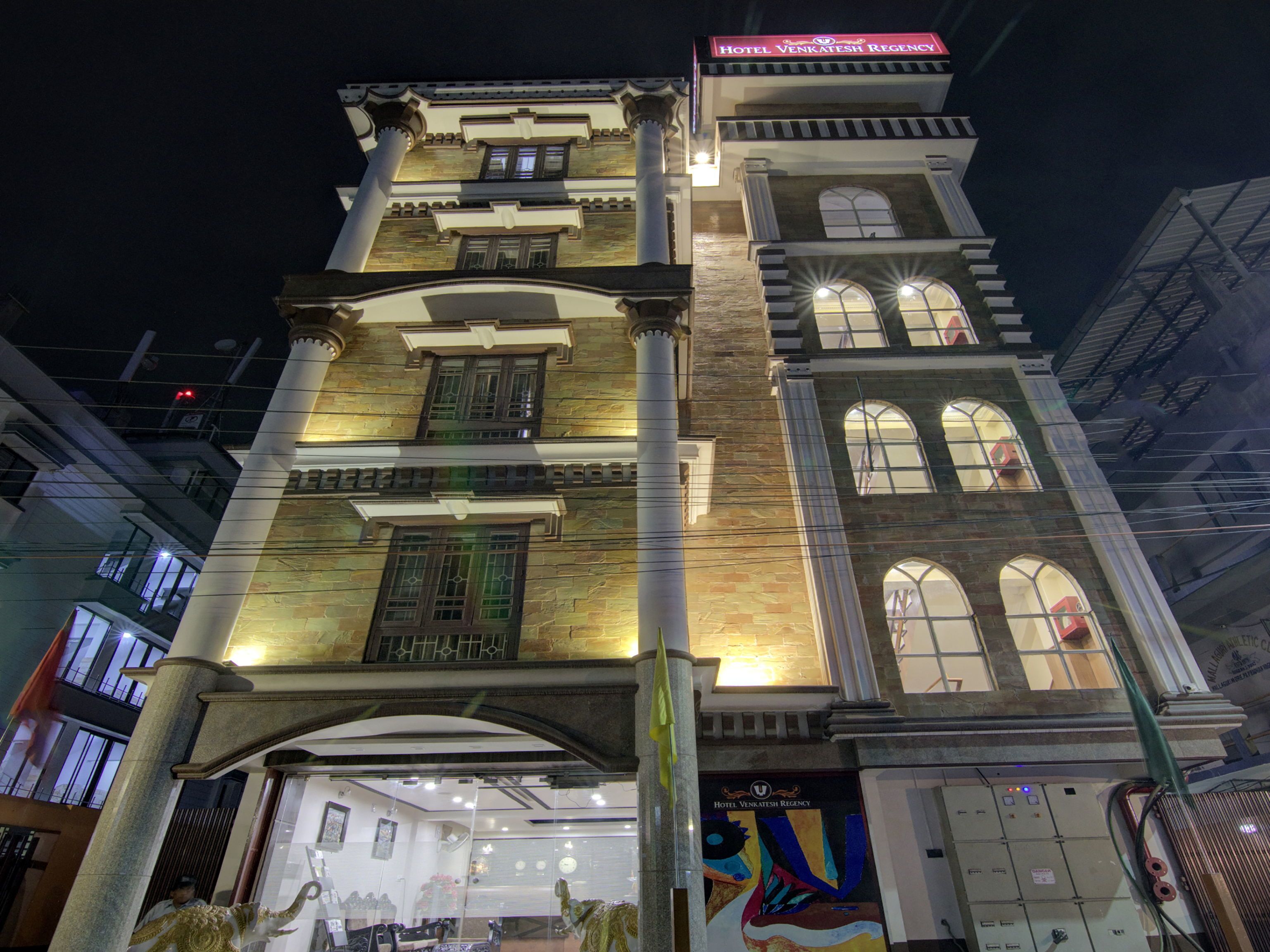 front of property – evening/night