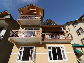 Fassade der Unterkunft