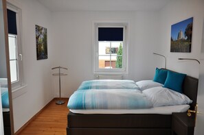 Classic-Apartment | 2 Schlafzimmer, individuell dekoriert, laptopgeeigneter Arbeitsplatz