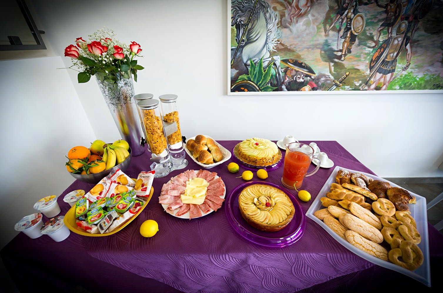 Petit déjeuner continental compris tous les jours