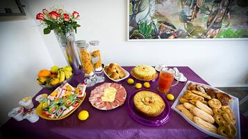 Petit déjeuner continental compris tous les jours