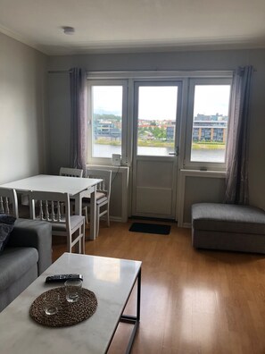Apartment, 1 Bedroom | Living area - Stay.plus Riverview (Kristiansand)