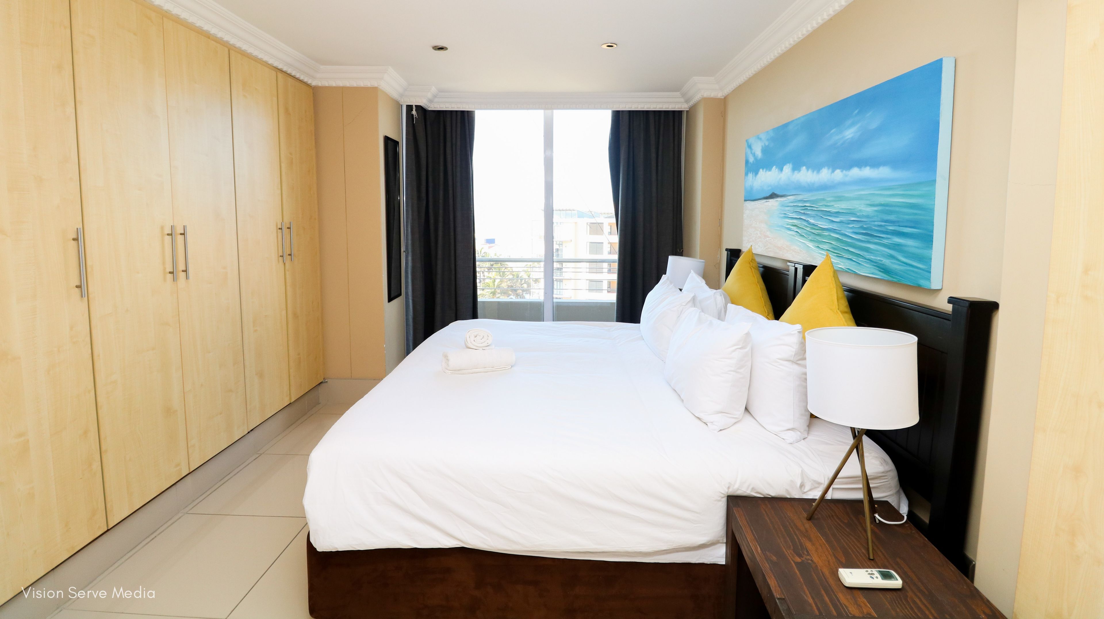 Luxury Duplex, 2 Bedrooms, Beach View, Beachside | Premium bedding, desk, laptop workspace, iron/ironing board