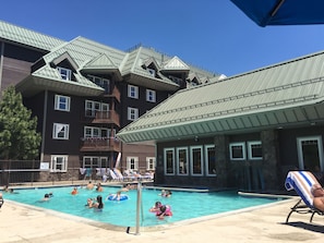Indoor pool, a heated pool