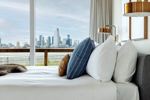 The Outlook Suite | Premium bedding, down comforters, pillowtop beds, in-room safe