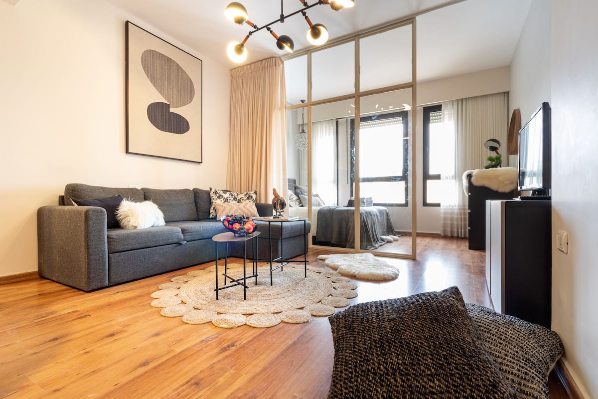 Appartement, 1 chambre | Coin séjour