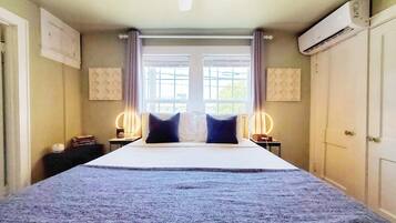 1 bedroom, desk, soundproofing, iron/ironing board