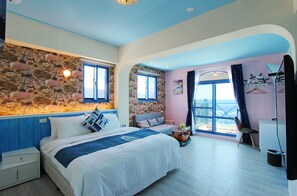 Comfort Double Room, 1 Queen Bed, Ocean View, Sea Facing | View from room - White Mediterranean (Hualien City)