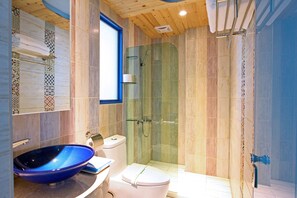 Basic-Doppelzimmer, 1 Schlafzimmer, Meerblick | Badezimmer