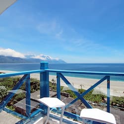 Chambre Double Confort, 1 grand lit, vue océan, vue mer | Vue de la chambre