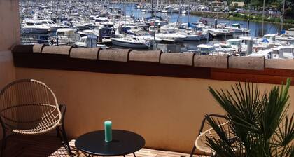 Studio avec terrasse face au port de Capbreton