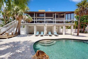 Una piscina riscaldata